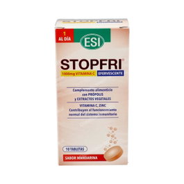 Trepatdiet Esi Stopfri - 10 Comprimidos Efervescentes con Vitamina C, Própolis y Zinc para el Sistema Inmune