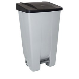 Fabricantes de Menaje Cubo Basura Selectivo con Ruedas Negro 120 Litros - 87.5 x 43 x 51 cm, Polipropileno