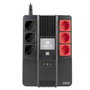 NGS Fortress Bunker SAI Offline 600VA/360W 6 Salidas Schuko Negro