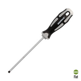WOLFPACK LINEA PROFESIONAL Destornillador Plano Vaciado Acero S2 1,0 x Ø 5,0 x 125 mm