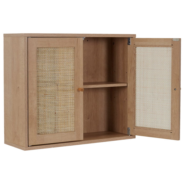 Home Deco Factory Armario Pared Bali 60x20 cm, Altura 50 cm, Colección Natural