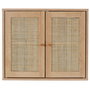 Home Deco Factory Armario Pared Bali 60x20 cm, Altura 50 cm, Colección Natural