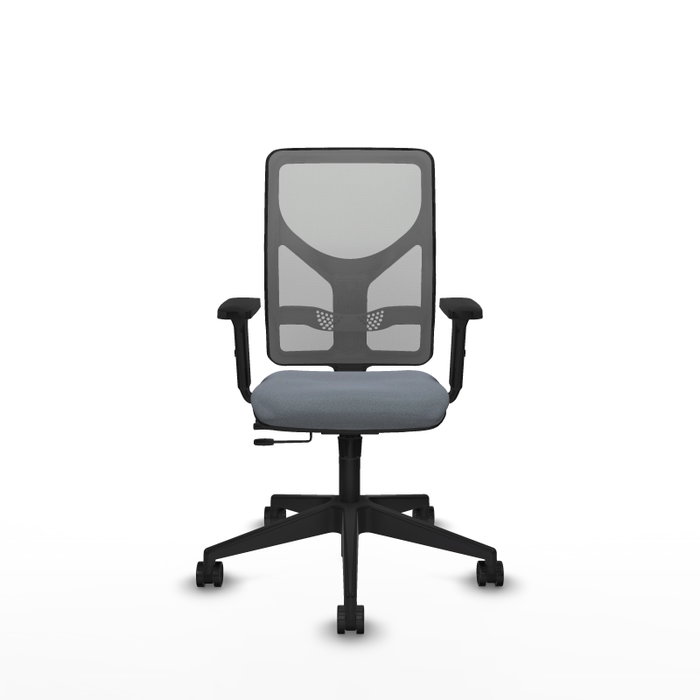 PIQUERAS Y CRESPO Silla de oficina Motilla Gris con mecanismo Sincro/Traslack
