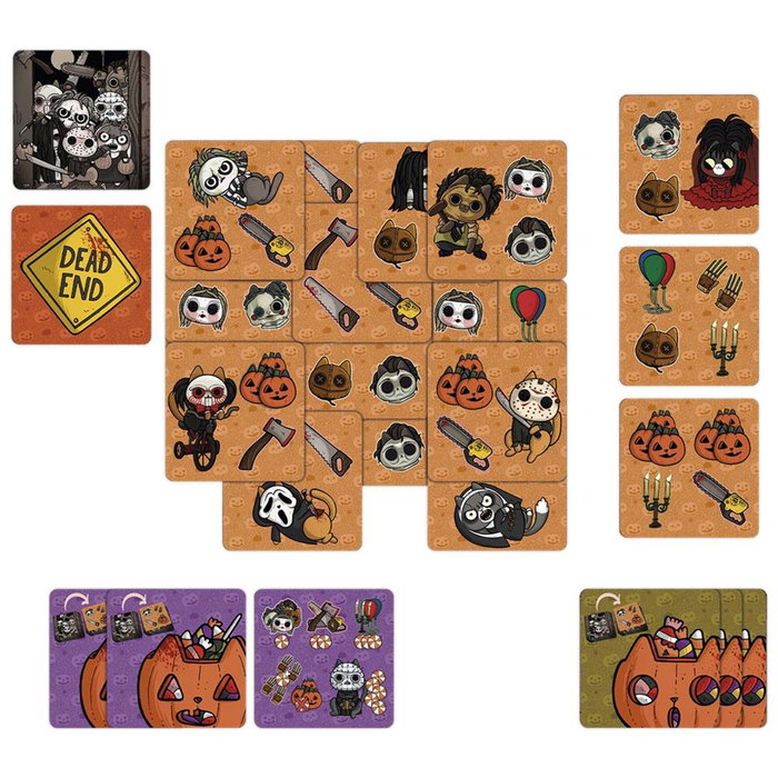 Cthulhu Project - Cat Horror Costume - Juego de Mesa de Colocación de Losetas - Edad 8+ - Para 2 Jugadores - Español, Alemán, Inglés, Francés - Ref. INVCHC01ES Cthulhu Project - Cat Horror Costume - Juego de Mesa de Colocación de Losetas - Edad 8+ - Para 2 Jugadores - Español, Alemán, Inglés, Francés - Ref. INVCHC01ES