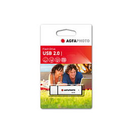AgfaPhoto 10513 Memoria USB 2.0 de 16GB Plateado con Tapa