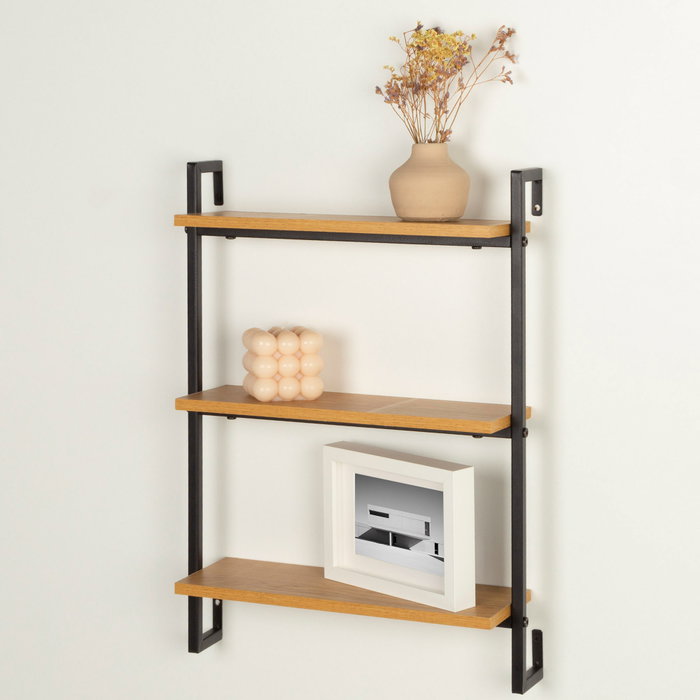 MAX HOME Estantería de pared de 3 baldas MAX HOME Estantería de pared de 3 baldas