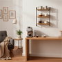 MAX HOME Estantería de pared de 3 baldas