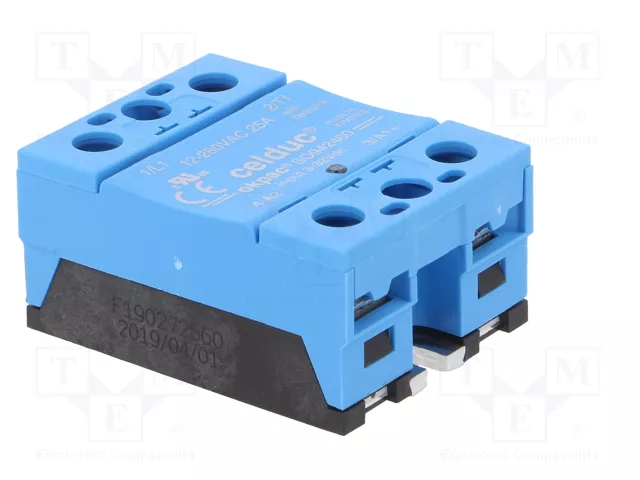 CELDUC Relé de semiconductor SO9 25A 12-280VAC CELDUC Relé de semiconductor SO9 25A 12-280VAC