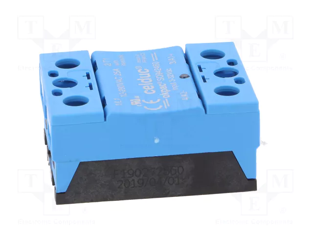 CELDUC Relé de semiconductor SO9 25A 12-280VAC CELDUC Relé de semiconductor SO9 25A 12-280VAC