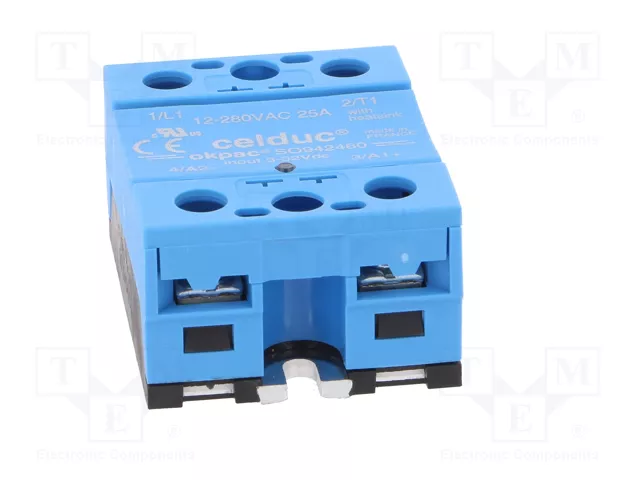 CELDUC Relé de semiconductor SO9 25A 12-280VAC CELDUC Relé de semiconductor SO9 25A 12-280VAC