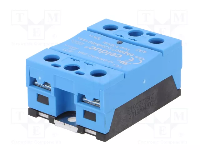 CELDUC Relé de semiconductor SO9 25A 12-280VAC CELDUC Relé de semiconductor SO9 25A 12-280VAC