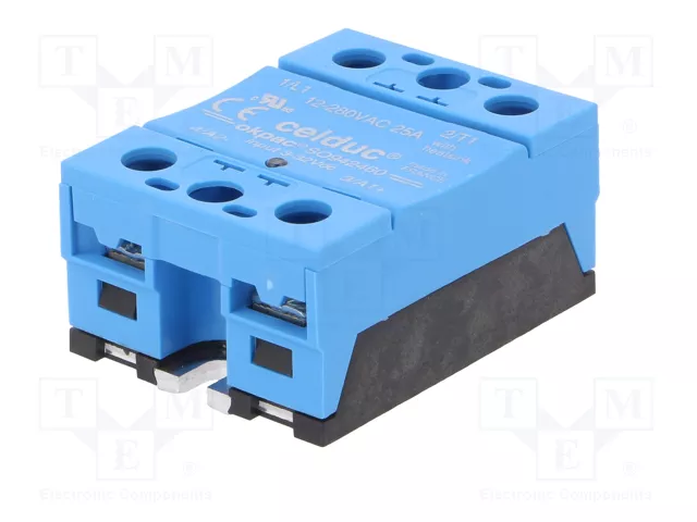 CELDUC Relé de semiconductor SO9 25A 12-280VAC CELDUC Relé de semiconductor SO9 25A 12-280VAC