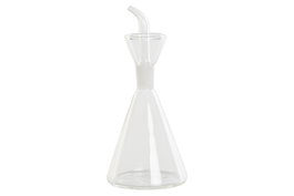 DKD Home Decor Aceitera de Borosilicato Transparente 125ml