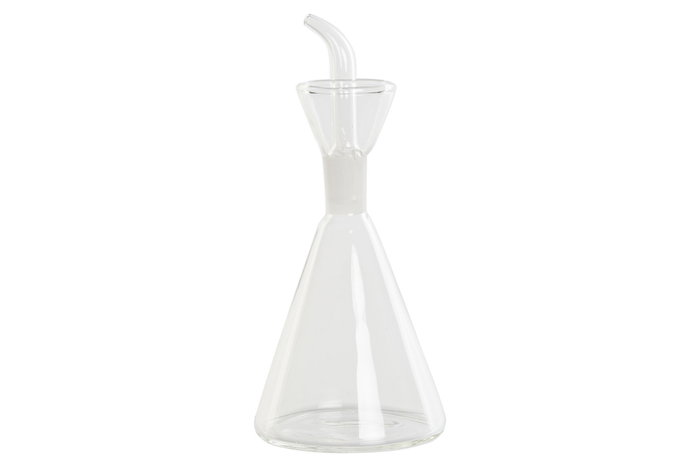 DKD Home Decor Aceitera de Borosilicato Transparente 125ml DKD Home Decor Aceitera de Borosilicato Transparente 125ml