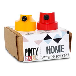 Pinty Plus Pulsadores para la linea home 520cc Set 2 uds, Rojo y Amarillo
