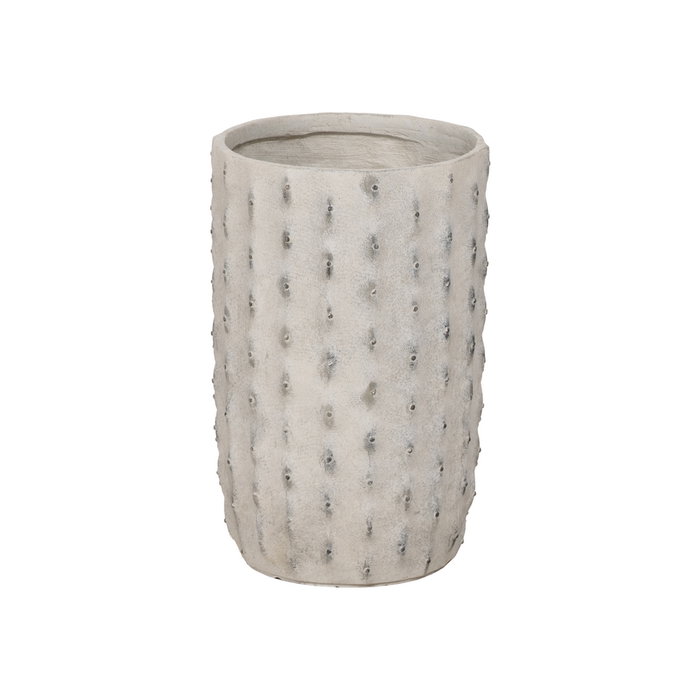 S/3 Jarrón Crema Magnesio Decoración 34,50 X 34,50 X 54 cm