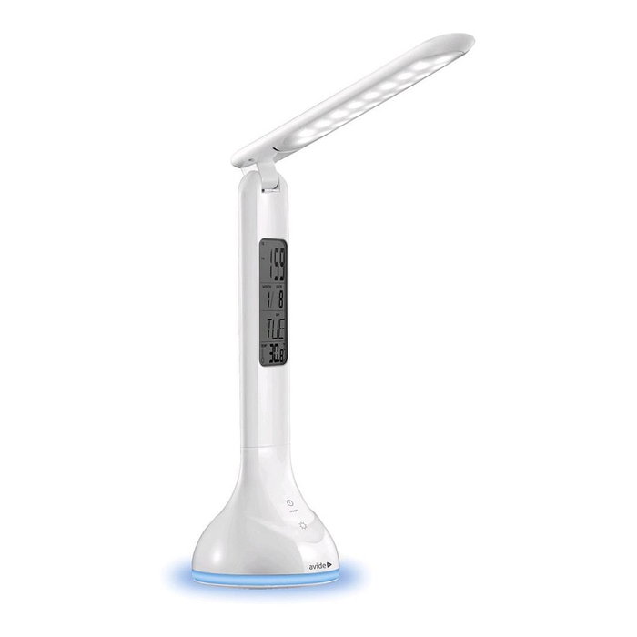 Avide Lámpara de Mesa LED RGB con Calendario Blanco 4W 250lm