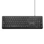 Phoenix Combo Teclado y Ratón CC101, Teclado QWERTY Español USB con 13 Teclas Multimedia, Ratón Óptico 1200 DPI, Ergonómico, Compatible con Windows, Mac, Linux, Plug & Play
