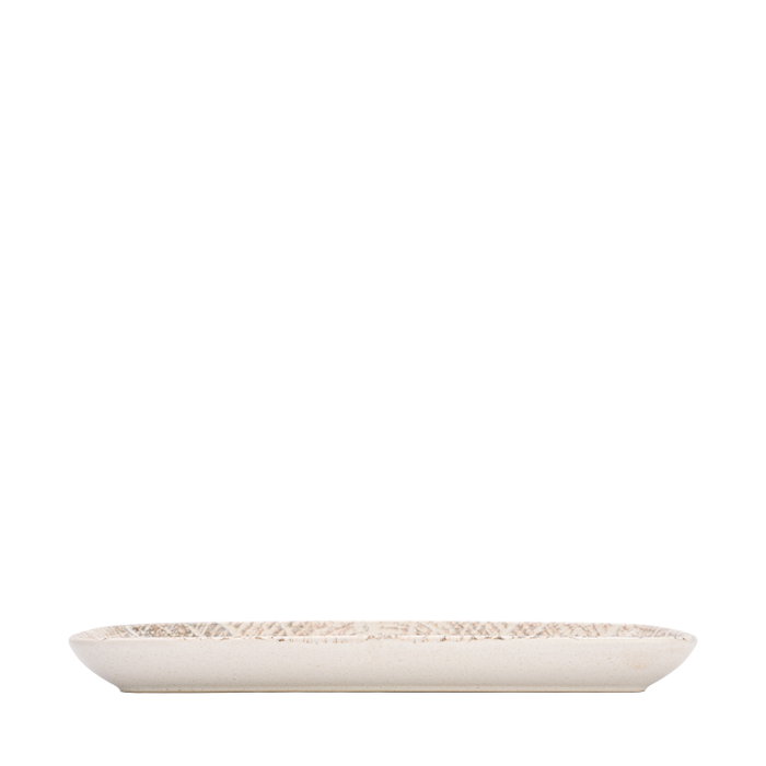Summa Forest Blanco Fuente Rectangular 29x12cm (Set de 4) Plato Organic Summa Forest Blanco Fuente Rectangular 29x12cm (Set de 4) Plato Organic