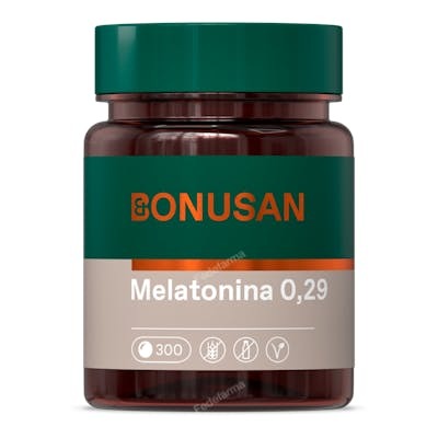 BONUSAN Melatonina 0,29 mg 300 comprimidos BONUSAN Melatonina 0,29 mg 300 comprimidos