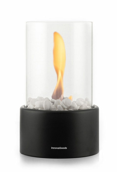 Innovagoods Chimenea de mesa de bioetanol decorativa ø16 x 26,5 cm