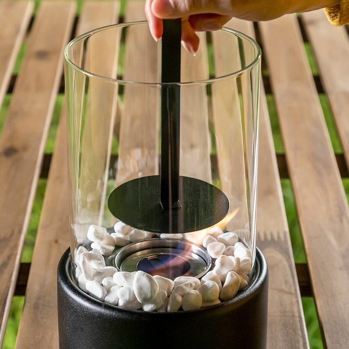 Innovagoods Chimenea de mesa de bioetanol decorativa ø16 x 26,5 cm