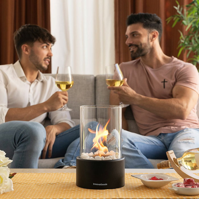 Innovagoods Chimenea de mesa de bioetanol decorativa ø16 x 26,5 cm