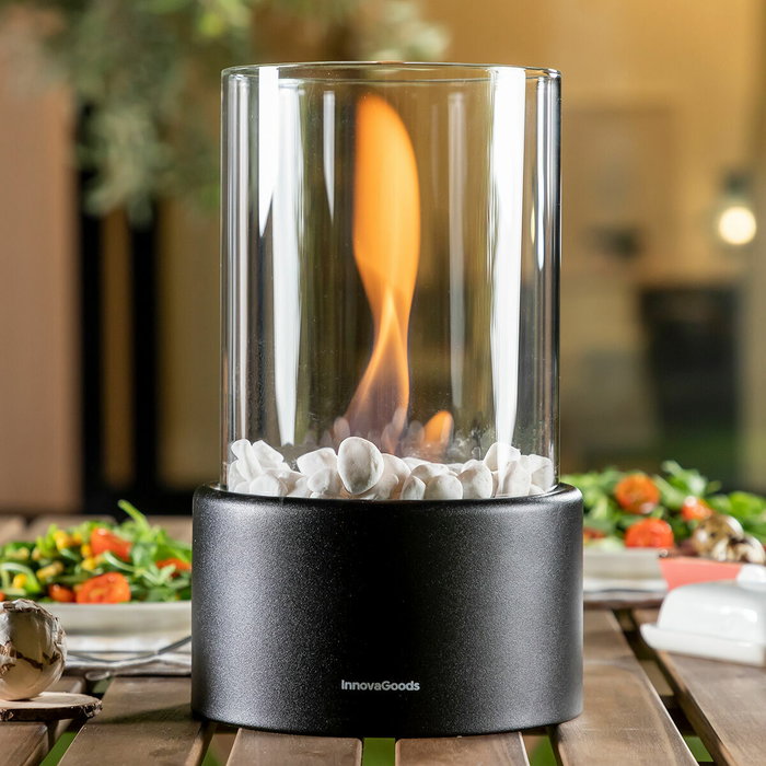 Innovagoods Chimenea de mesa de bioetanol decorativa ø16 x 26,5 cm