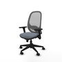 PIQUERAS Y CRESPO Silla de oficina Cilanco Gris con Mecanismo Sincro