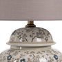 Lámpara Mesa Blanco-Gris Porcelana 23 X 23 X 44 cm