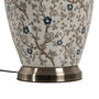 Lámpara Mesa Blanco-Gris Porcelana 23 X 23 X 44 cm