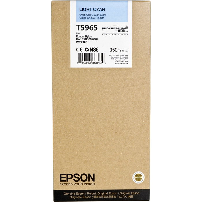 Epson Cartucho de Tinta Cian Claro T596500 350ml UltraChrome HDR