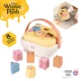 Smoby Cesta clasificadora de formas Winnie the Pooh, 8 formas, a partir de 1 año, Hecho en Francia