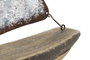 DKD Home Decor Velero Decoración Natural Blanco 6 x 34 x 26 cm