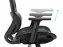Sandberg Silla Gaming ErgoFusion Ergonomica con Malla Transpirable, Reposacabezas y Brazos Ajustables, Respaldo Reclinable 4 Posiciones