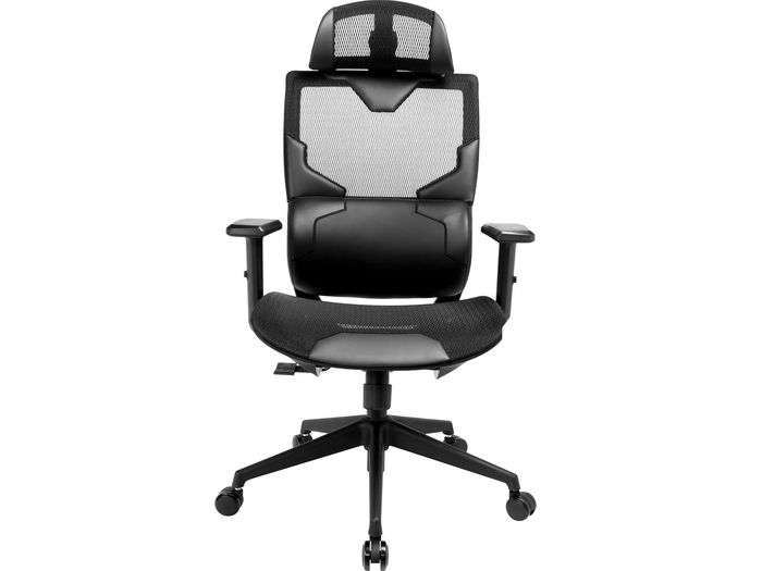 Sandberg Silla Gaming ErgoFusion Ergonomica con Malla Transpirable, Reposacabezas y Brazos Ajustables, Respaldo Reclinable 4 Posiciones Sandberg Silla Gaming ErgoFusion Ergonomica con Malla Transpirable, Reposacabezas y Brazos Ajustables, Respaldo Reclinable 4 Posiciones