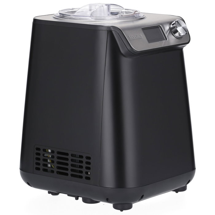Severin EZ 7407 Máquina de helados y yogur, 1,2 L, Negro/Acero inoxidable Severin EZ 7407 Máquina de helados y yogur, 1,2 L, Negro/Acero inoxidable
