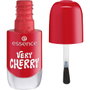 Essence Gel Nail Polish Esmalte de Uñas Gel en Color #27 Very Cherry, 8 ml - Brillo Intenso y Larga Duración Hasta 10 Días