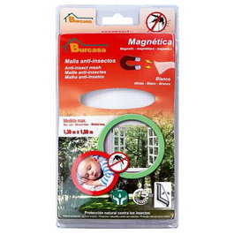 Burcasa Malla Mosquitera Magnética 150x130 Blanca