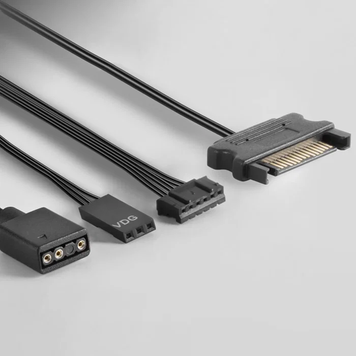 Mars Gaming MF-3DKITW Pack de 3 Ventiladores para PC ARGB 12 cm con Efecto Espejo Infinito, Hub de Control para 10 Ventiladores y Mando a Distancia RF - Color Blanco