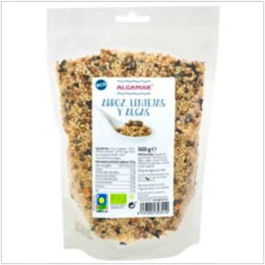 ALGAMAR Arroz Lentejas y Algas Ecológico 500Gr