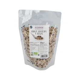 ALGAMAR Arroz Lentejas y Algas Ecológico 500Gr