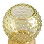 Ixia Jarrón Decorativo de Cristal Verde-Amarillo 9,50 x 9,50 x 19,50 cm