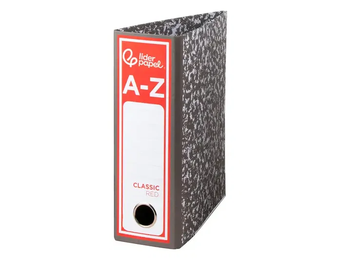Liderpapel Archivador de palanca Classic Red cuarto apaisado Gris lomo 80mm Liderpapel Archivador de palanca Classic Red cuarto apaisado Gris lomo 80mm