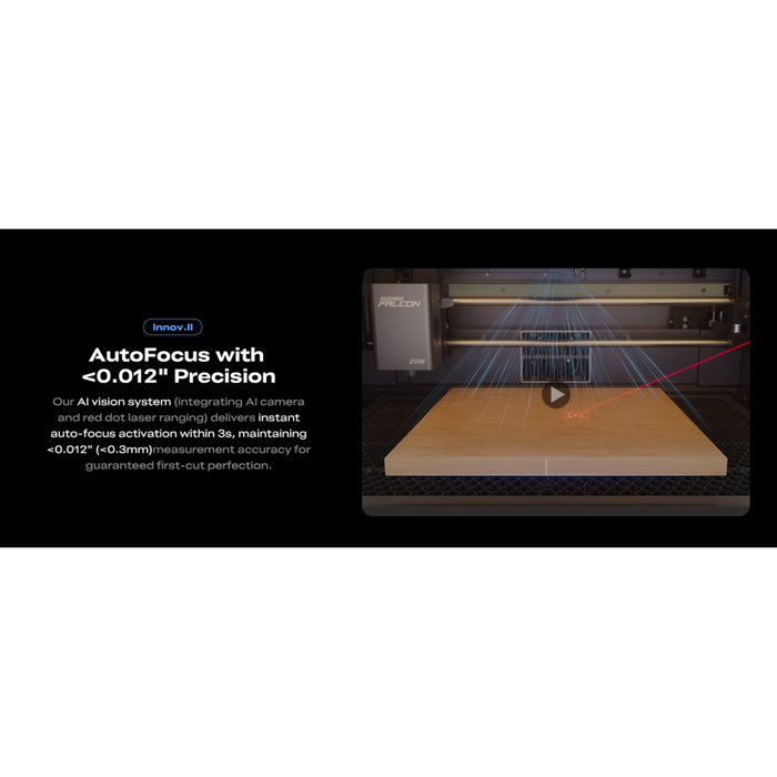 Creality Falcon A1 Pro 20W Grabadora Láser Dual Grey / Orange