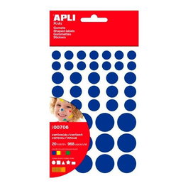 Apli Gomets 706 Figuras Surtidas Bolsa de 20 Hojas