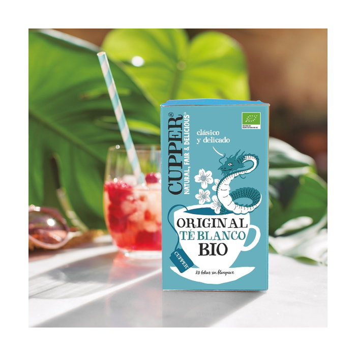 Cupper Té Blanco Clásico Bio 20 bolsitas infusoras Cupper Té Blanco Clásico Bio 20 bolsitas infusoras