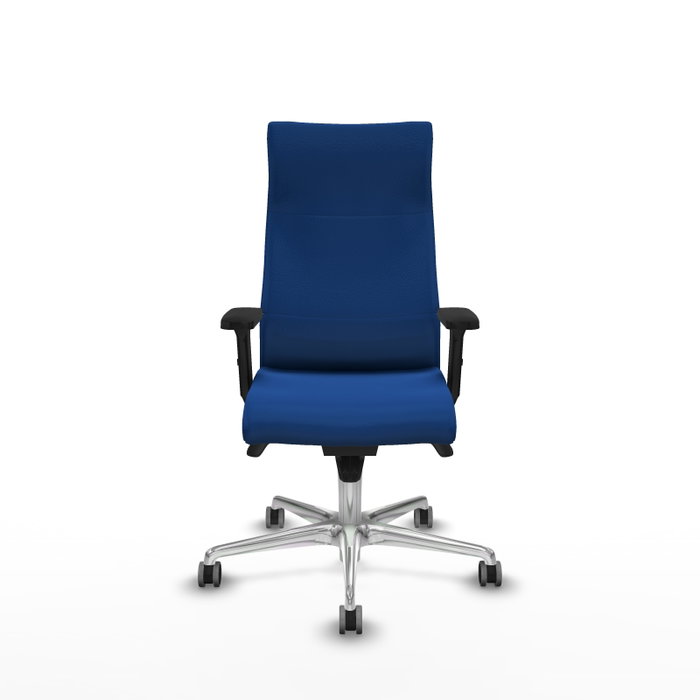 PIQUERAS Y CRESPO Sillón Albacete Azul con Mecanismo Sincro y Base de Aluminio PIQUERAS Y CRESPO Sillón Albacete Azul con Mecanismo Sincro y Base de Aluminio