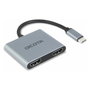DICOTA D32063 USB-C Portable 4-in-1 Docking Station 4K HDMI PD 100W Plata
