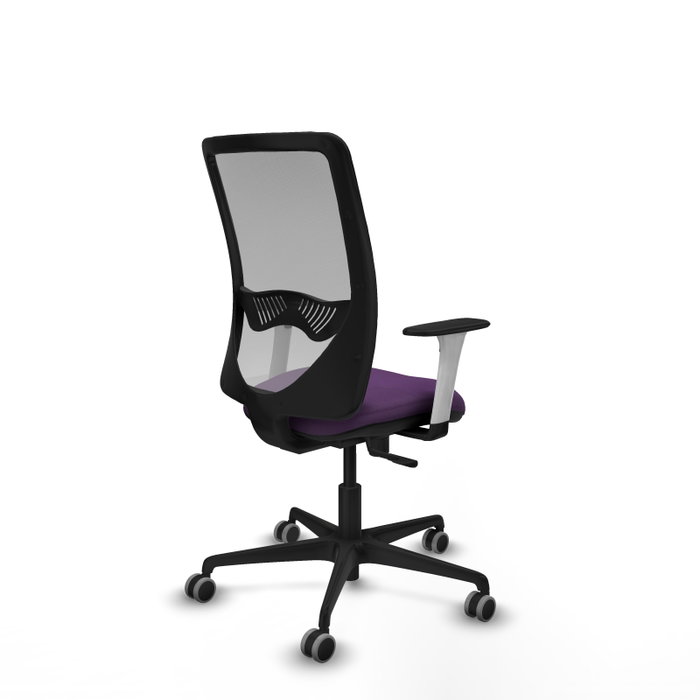 PIQUERAS Y CRESPO Silla de oficina Zulema con Mecanismo Sincro, Morada y Gris